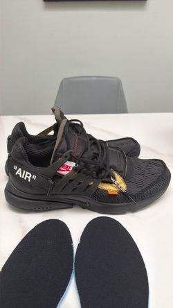 Nike air presto off white black 2018  sz 12