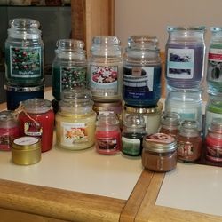 27 ALL NEW CANDLES.  NOT SELLING SEPARATELY.  PICK UP MIDDLEBORO ONLY FINAL SALE. 