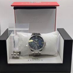 Tissot Chemin Des Tour GTS Watch complete in box with extra links