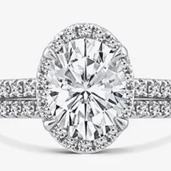 2 CARAT DIAMOND WEDDING RING SET