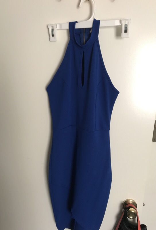 Small size blue dress