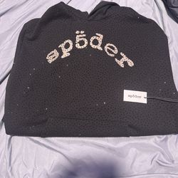 Black vvs Sp5der hoodie