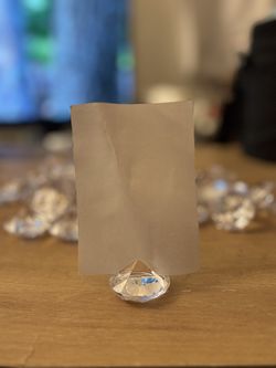 Diamond Card/Name Holder (set - 62 Pieces)