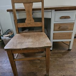 Desk and chair