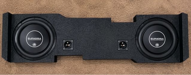 Dual Euphoria Subwoofers w/ Custom Truck Sub Box