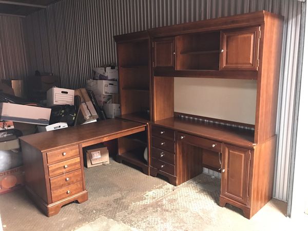Stanley Furniture Home Office Desk L Shaped Work Station Cherry Home Office Desk L Shaped Work Station