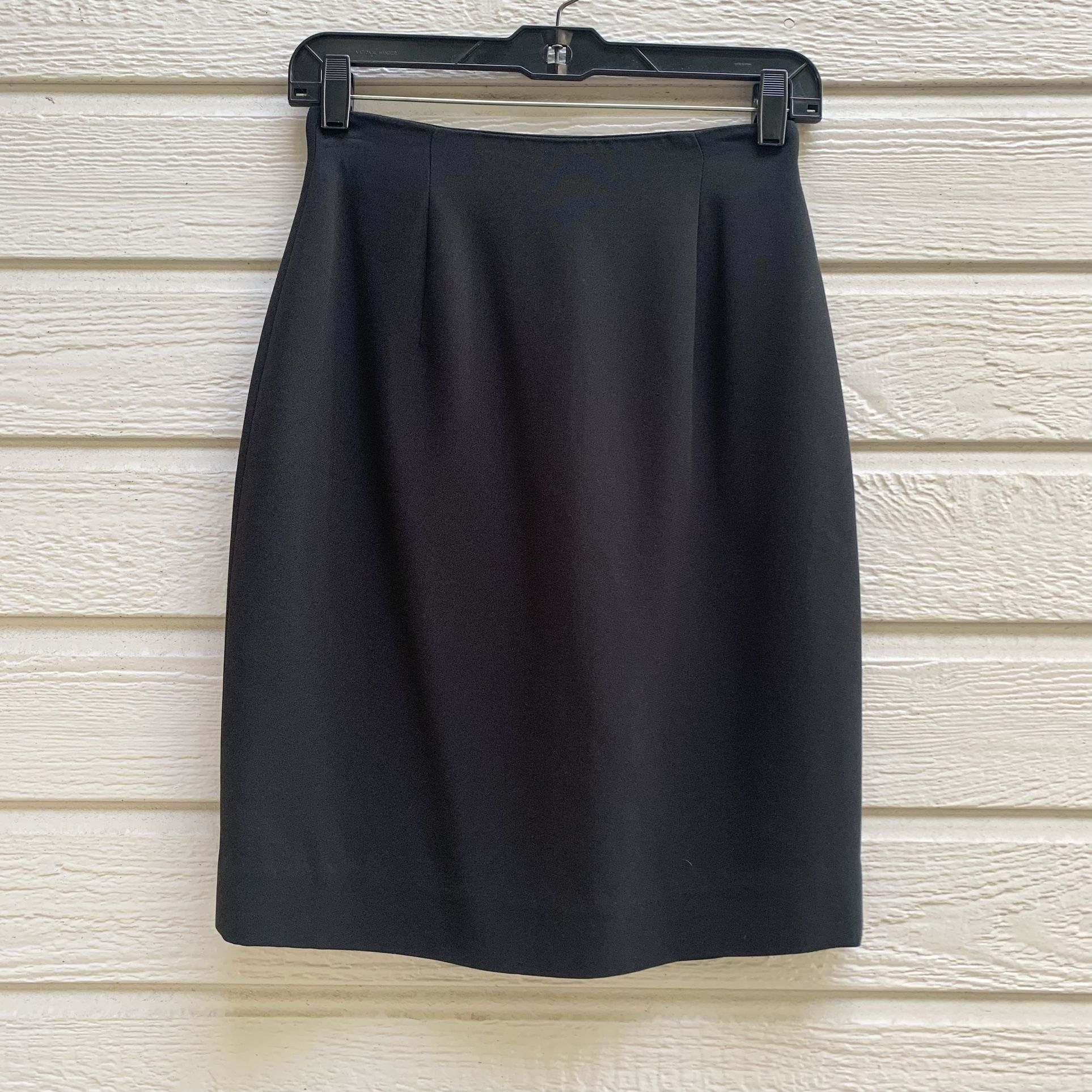 Rena Rowan | Black Knee Length Pencil Skirt - 4P