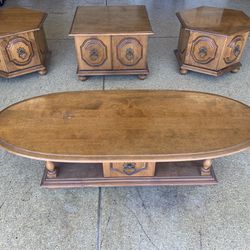Antique Coffee Table Set
