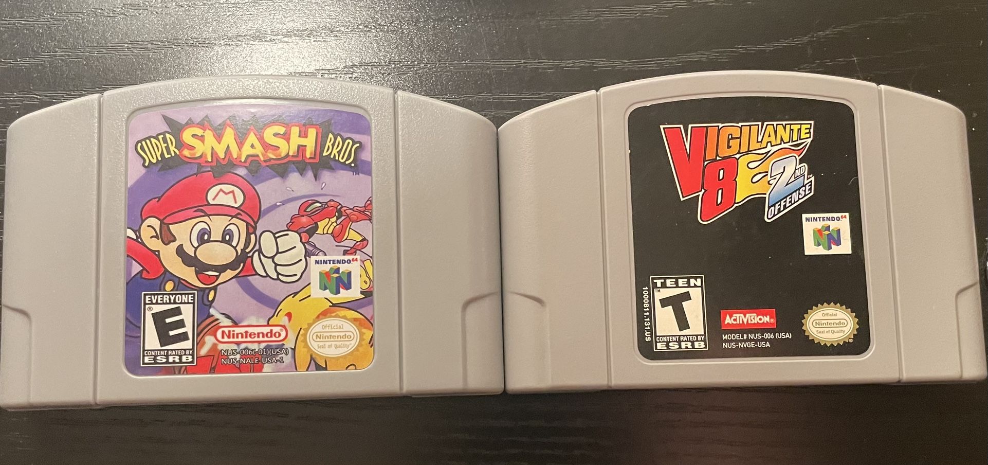 N64 Games Super Smash Bros & Vigilante 8 the 2nd Offense