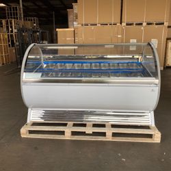 NSF 75”20 pan Gelato Ice Cream Freezer 220v Display DC-20F