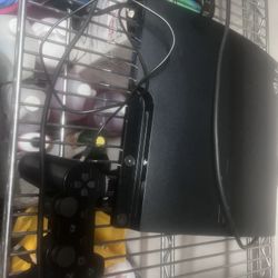 PS3 Slim 160 Gig W Control 