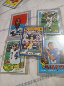 Football cards vintage