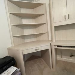 Corner Desk With Shelves