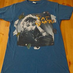 Vintage Pat Benatar Seven The Hard Way Tour Shirt Women's Size Small