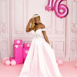 Pink Prom Dress/ Sweet 16