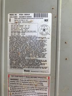 Watar Heater Gas