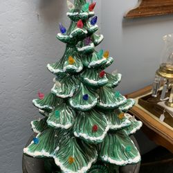 Vintage Ceramic Christmas Tree