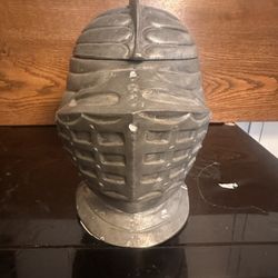 Vintage Medieval Knight Helmet Ice Holder