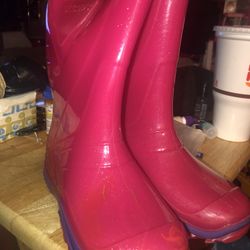 SKEEPER Rainboots Fushia And Purple Size 13Y