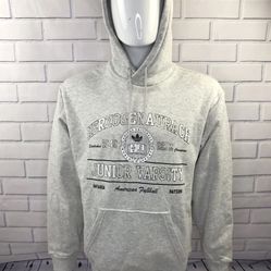 Adidas Luxe 2000 College Hoodie  Men's sz M Heather Grey 