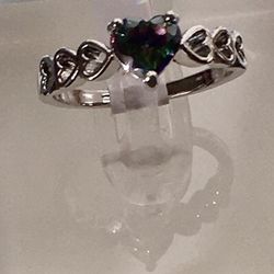 Heart Shaped Ring, Size 8