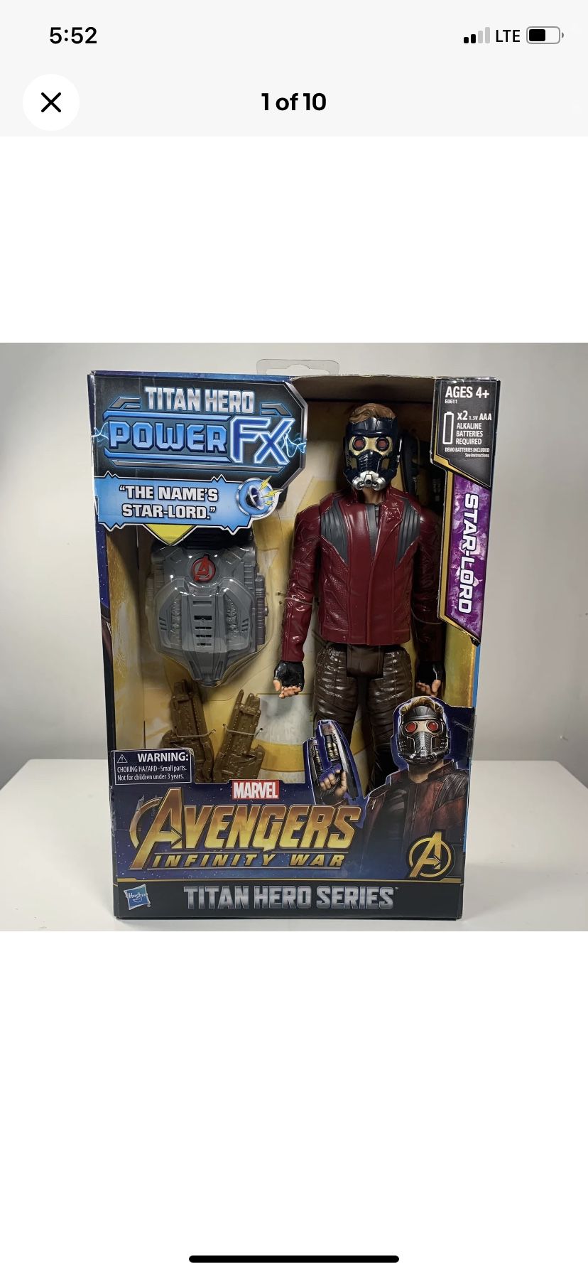 Marvel Avengers: Infinity War Titan Hero Power FX Star-Lord