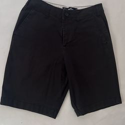 Men’s Hollister Flat Front Shorts  9”  Waist 26