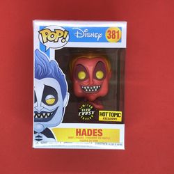 Funko Pop! Disney Hercules Hades #381 Glow GITD Chase Hot Topic Exclusive Figure
