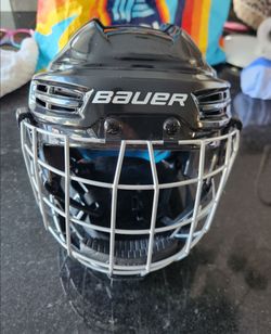 Kids youth Bauer black hockey helmet
