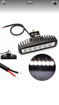 12V 6” LED auxiliary lights