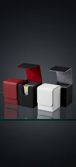 Card Deck Boxes, Large size red, white,black