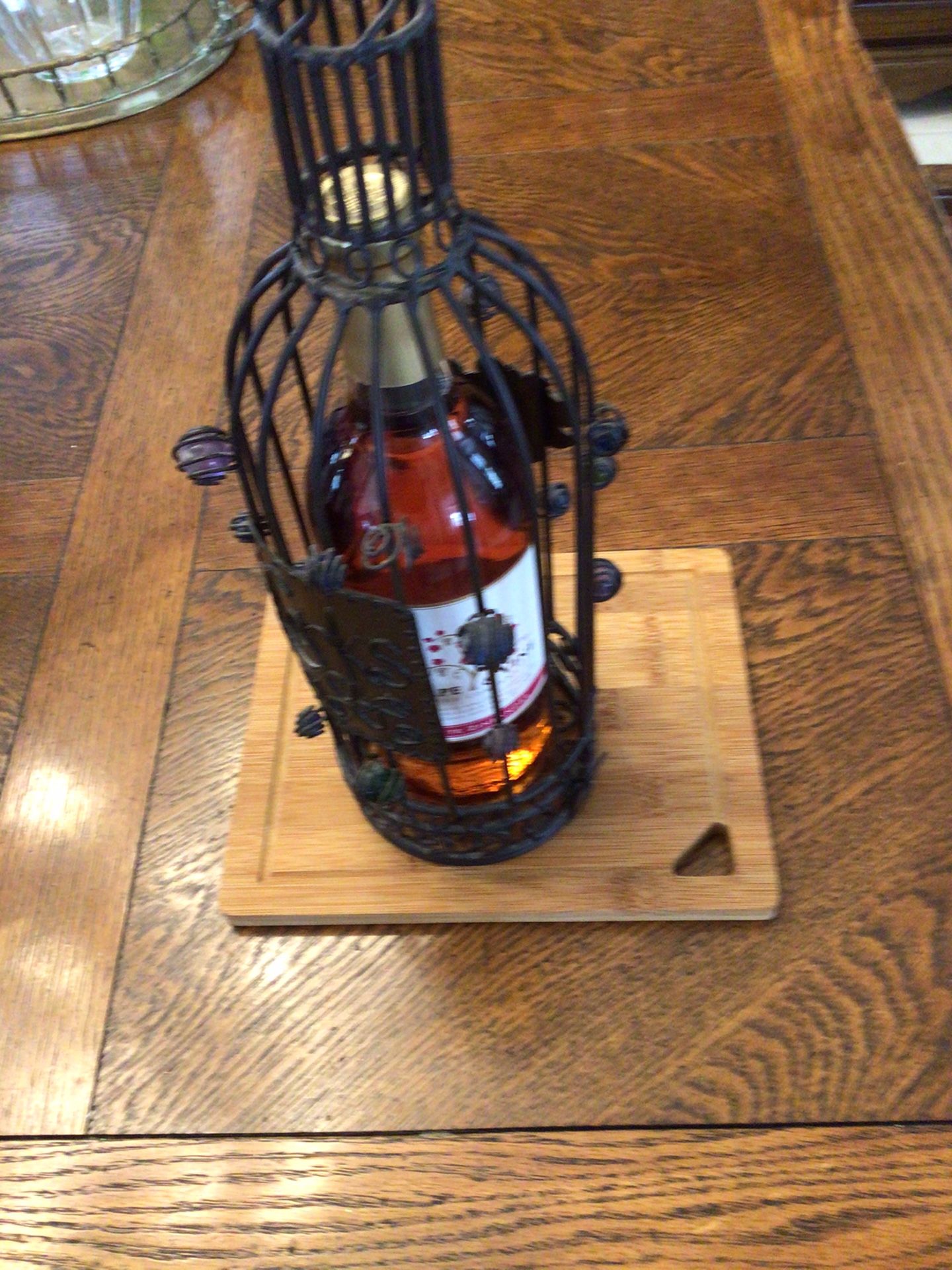 Wine & Cork Holder