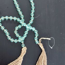 Jade beads And Tassel Decor Art Decoration 