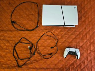 PS5 Slim with attached 4 TB SSD Card