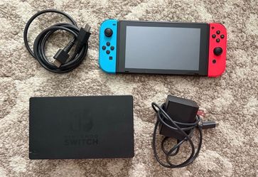 Nintendo Switch Console neon Blue Red