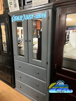 Tall wardrobe grey ropero armoire nuevo new closet