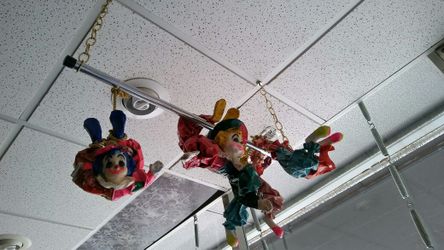 Hanging clowns