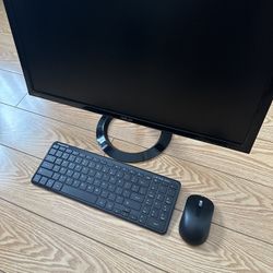 24” Monitor Keyboard And Mouse 