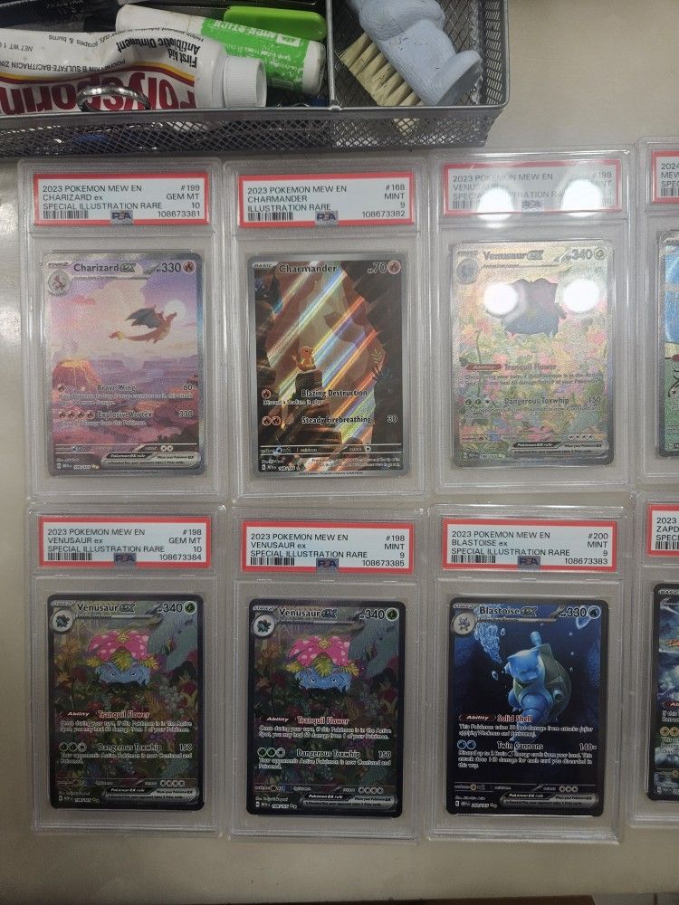 Zapdos And Venusaur 151 SIR PSA 9 FS/FT