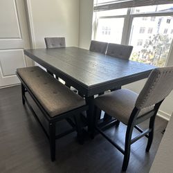 Dining Table With Bench 
