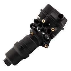 BOXI Engine Oil Filter Housing w/Gasket Assembly Compatible with Audi A3 A4 Quattro TT TTS 2.0T/ Volkswagen EOS GTI Golf Jetta Passat 06F-115-397-J