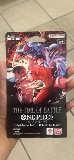 One Piece Card Game OP-16 The Time of Battle Booster Packs