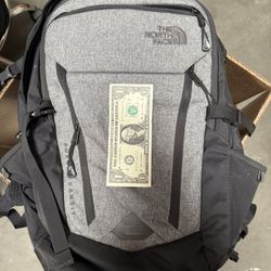 Surge transit North Face Backpack Many Zipper Pockets 