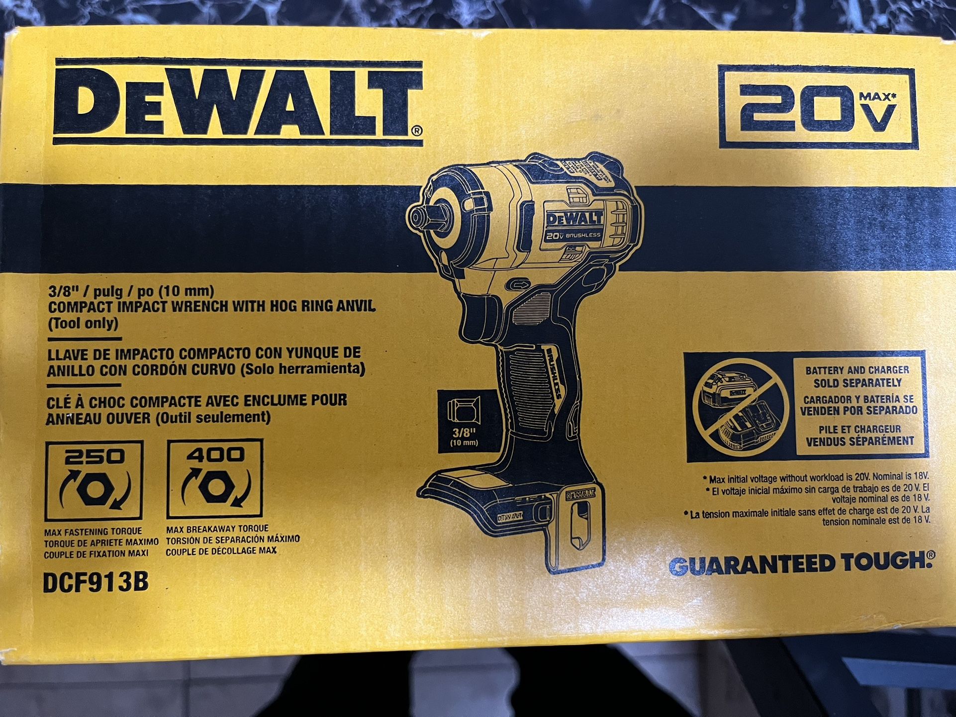 Dewalt 10mm Compact Impact Wrench