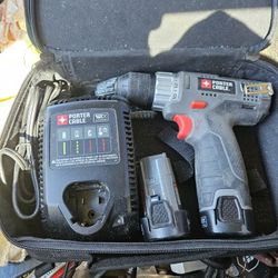 CORDLESS DRILL, CHARGER+2 BATTERIES