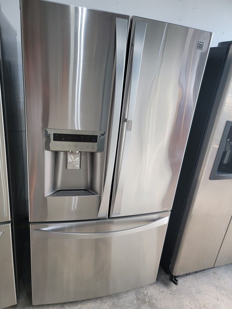 Kenmore Refrigerator Stainless French Door/ Delivery Available 