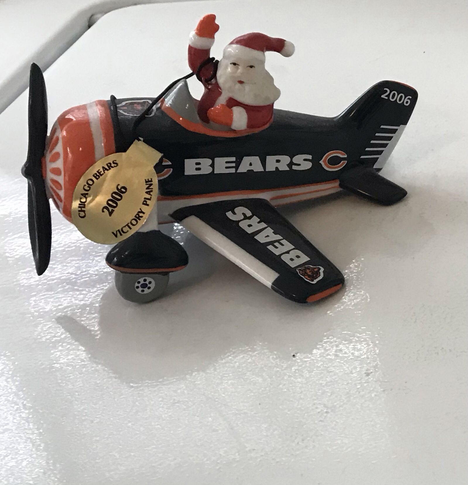 Chicago Bears Porcelain Ornament