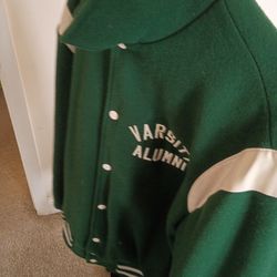 H And M Bomber Varsity Button Up Jacket 