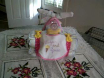 Tricycle Diaper Cake for Boy or Girl