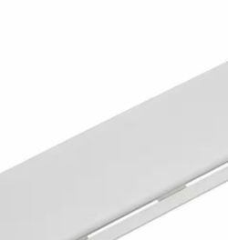 Solid 4 foot white vinyl surface tension gutter guard